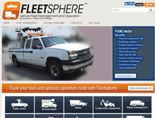 Tablet Screenshot of fleetsphere.com